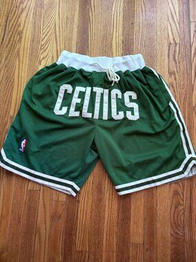 Just Don Celtics Basketball Shorts Small